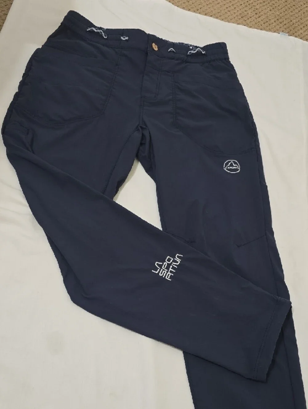 La‎ Sportiva Men's Navy Stretch Jogger Pants S